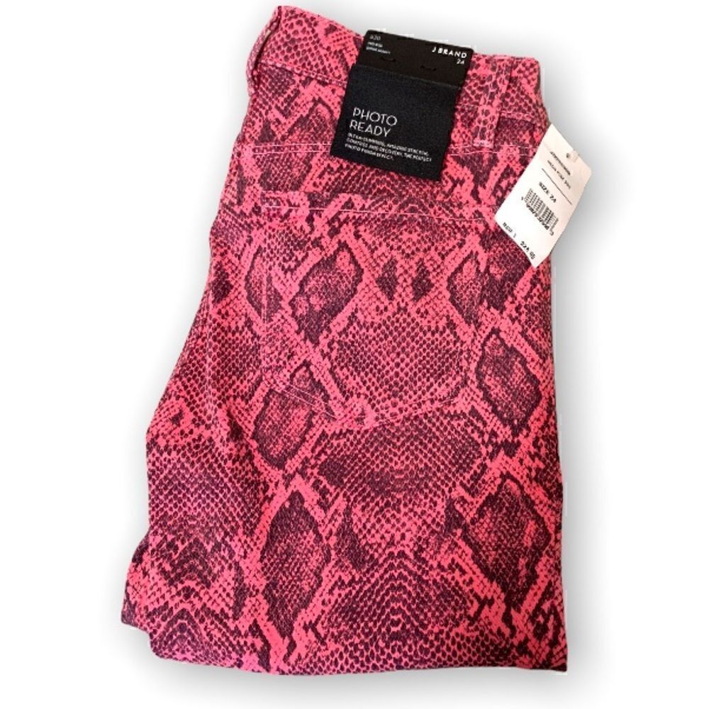 JBRAND Neon Pink Boa Pants